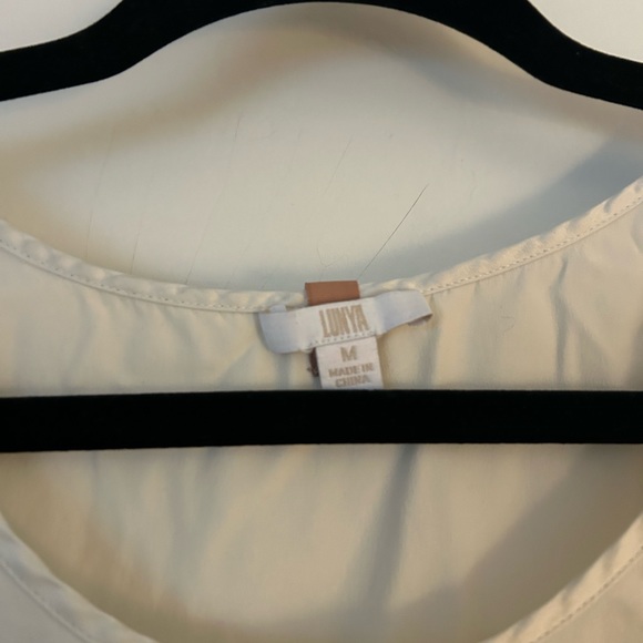 Lunya Washable Silk Set in White - Picture 7 of 9